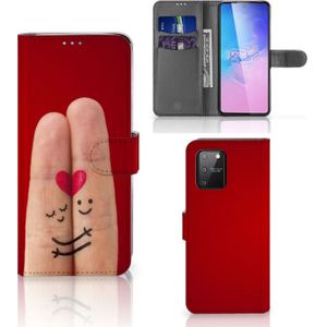 Samsung S10 Lite Wallet Case met Pasjes Liefde - Origineel Romantisch Cadeau