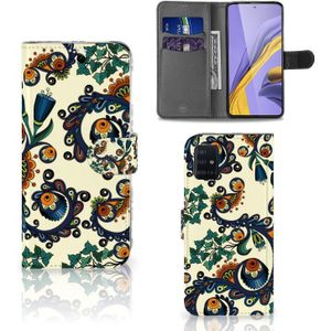 Wallet Case Samsung Galaxy A51 Barok Flower