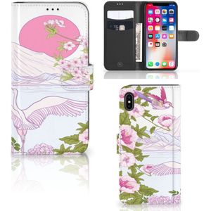 Apple iPhone Xs Max Telefoonhoesje met Pasjes Bird Standing