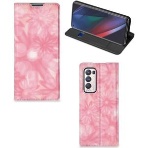 OPPO Find X3 Neo Smart Cover Spring Flowers