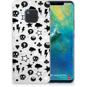 Silicone Back Case Huawei Mate 20 Pro Silver Punk