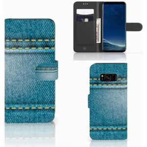 Samsung Galaxy S8 Wallet Case met Pasjes Jeans