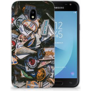 Samsung Galaxy J3 2017 Siliconen Hoesje met foto Badges