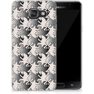 Samsung Galaxy A3 2016 TPU Hoesje Salamander Grey