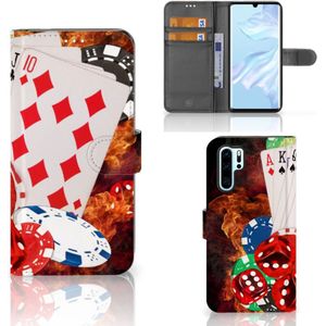 Huawei P30 Pro Wallet Case met Pasjes Casino