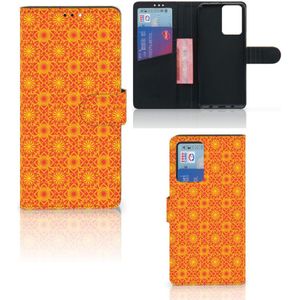 Xiaomi Redmi Note 10 Pro Telefoon Hoesje Batik Oranje