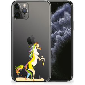 Apple iPhone 11 Pro Telefoonhoesje met Naam Horse Color