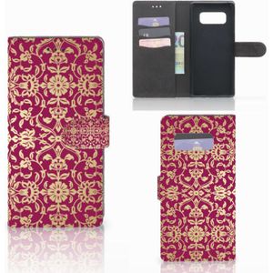 Wallet Case Samsung Galaxy Note 8 Barok Pink