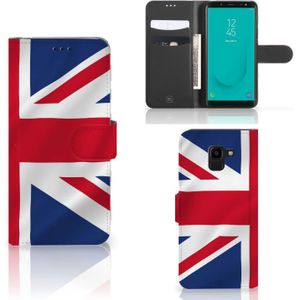 Samsung Galaxy J6 2018 Bookstyle Case Groot-Brittannië