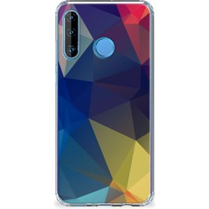 Huawei P30 Lite Shockproof Case Polygon Dark