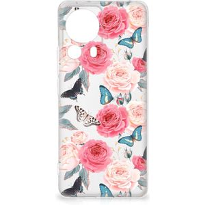 Xiaomi 13 Lite TPU Case Butterfly Roses
