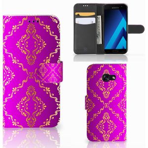 Wallet Case Samsung Galaxy A5 2017 Barok Roze