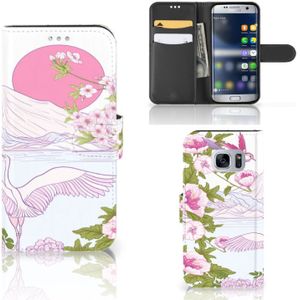 Samsung Galaxy S7 Telefoonhoesje met Pasjes Bird Standing