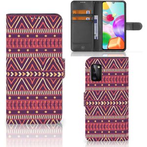 Samsung Galaxy A41 Telefoon Hoesje Aztec Paars