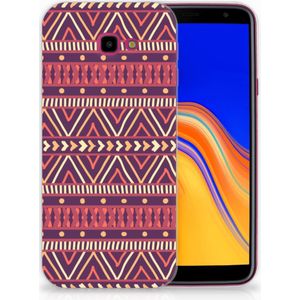 Samsung Galaxy J4 Plus (2018) TPU bumper Aztec Paars
