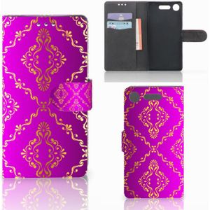 Wallet Case Sony Xperia XZ1 Barok Roze