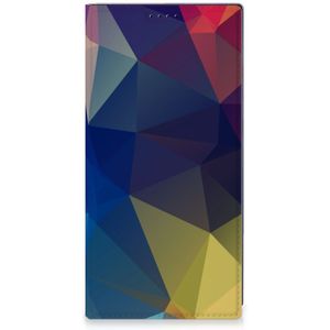 Samsung Galaxy S23 Ultra Stand Case Polygon Dark