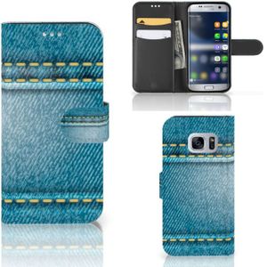Samsung Galaxy S7 Wallet Case met Pasjes Jeans