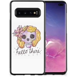 Mobiel Case Samsung Galaxy S10+ Boho Skull