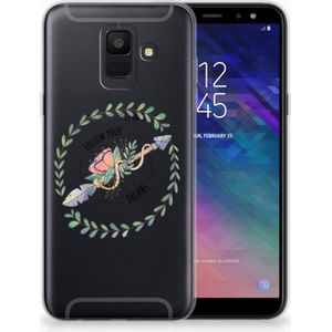 Samsung Galaxy A6 (2018) Telefoonhoesje met Naam Boho Dreams
