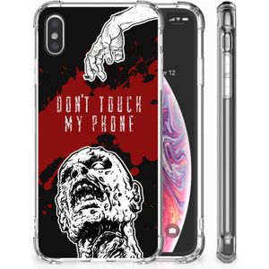 Apple iPhone Xs Max Anti Shock Case Zombie Blood