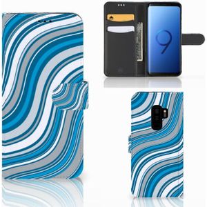 Samsung Galaxy S9 Plus Telefoon Hoesje Waves Blue