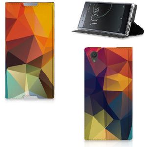 Sony Xperia L1 Stand Case Polygon Color