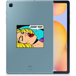 Samsung Galaxy Tab S6 Lite | S6 Lite (2022) Leuke Siliconen Hoes Popart Oh Yes