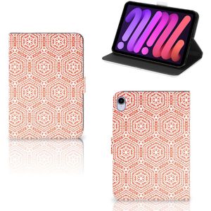 iPad Mini 6 (2021) Tablet Hoes Pattern Orange