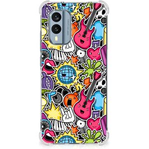 Nokia X30 Anti Shock Bumper Case Punk Rock