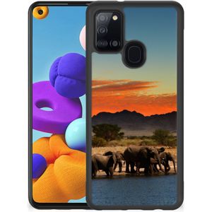 Samsung Galaxy A21s Back Cover Olifanten