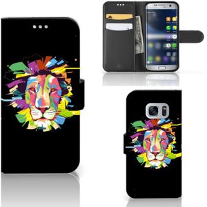 Samsung Galaxy S7 Leuk Hoesje Lion Color