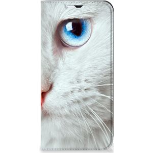 Samsung Galaxy A23 Hoesje maken Witte Kat