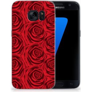 Samsung Galaxy S7 TPU Case Red Roses