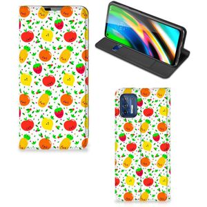 Motorola Moto G9 Plus Flip Style Cover Fruits