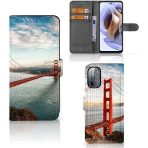 Motorola Moto G31 | G41 Flip Cover Golden Gate Bridge