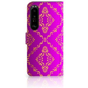 Wallet Case Sony Xperia 1 IV Barok Roze