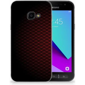 Samsung Galaxy Xcover 4 | Xcover 4s TPU bumper Geruit Rood