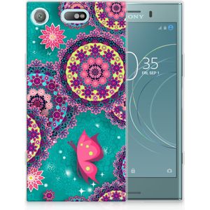 Sony Xperia XZ1 Compact Hoesje maken Cirkels en Vlinders