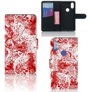 Telefoonhoesje met Naam Xiaomi Mi Mix 2s Angel Skull Rood