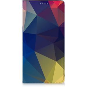 Samsung Galaxy A51 Stand Case Polygon Dark