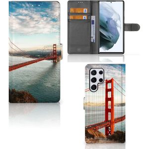 Samsung Galaxy S22 Ultra Flip Cover Golden Gate Bridge