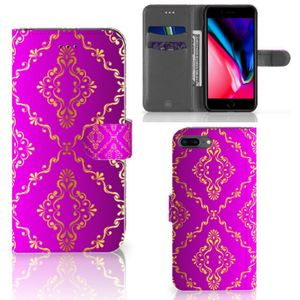 Wallet Case Apple iPhone 7 Plus | 8 Plus Barok Roze