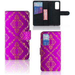 Wallet Case Huawei P40 Barok Roze