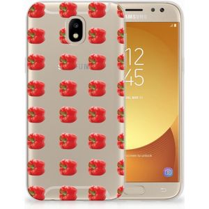 Samsung Galaxy J5 2017 Siliconen Case Paprika Red