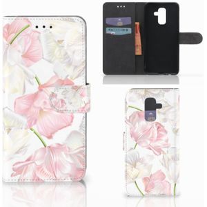 Samsung Galaxy A6 Plus 2018 Hoesje Lovely Flowers