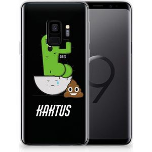 Samsung Galaxy S9 Telefoonhoesje met Naam Cactus Poo