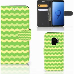 Samsung Galaxy S9 Telefoon Hoesje Waves Green