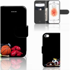 Apple iPhone 5 | 5s | SE Wallet Case met Pasjes Sports