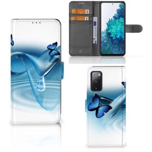 Samsung Galaxy S20 FE Telefoonhoesje met Pasjes Vlinders